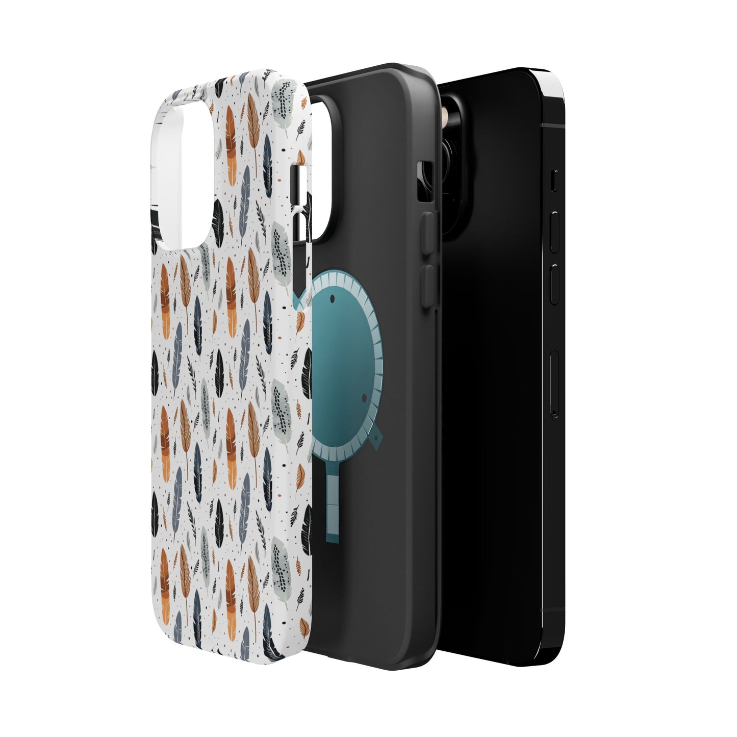 Whispering Feathers Magnetic Tough iPhone Cases