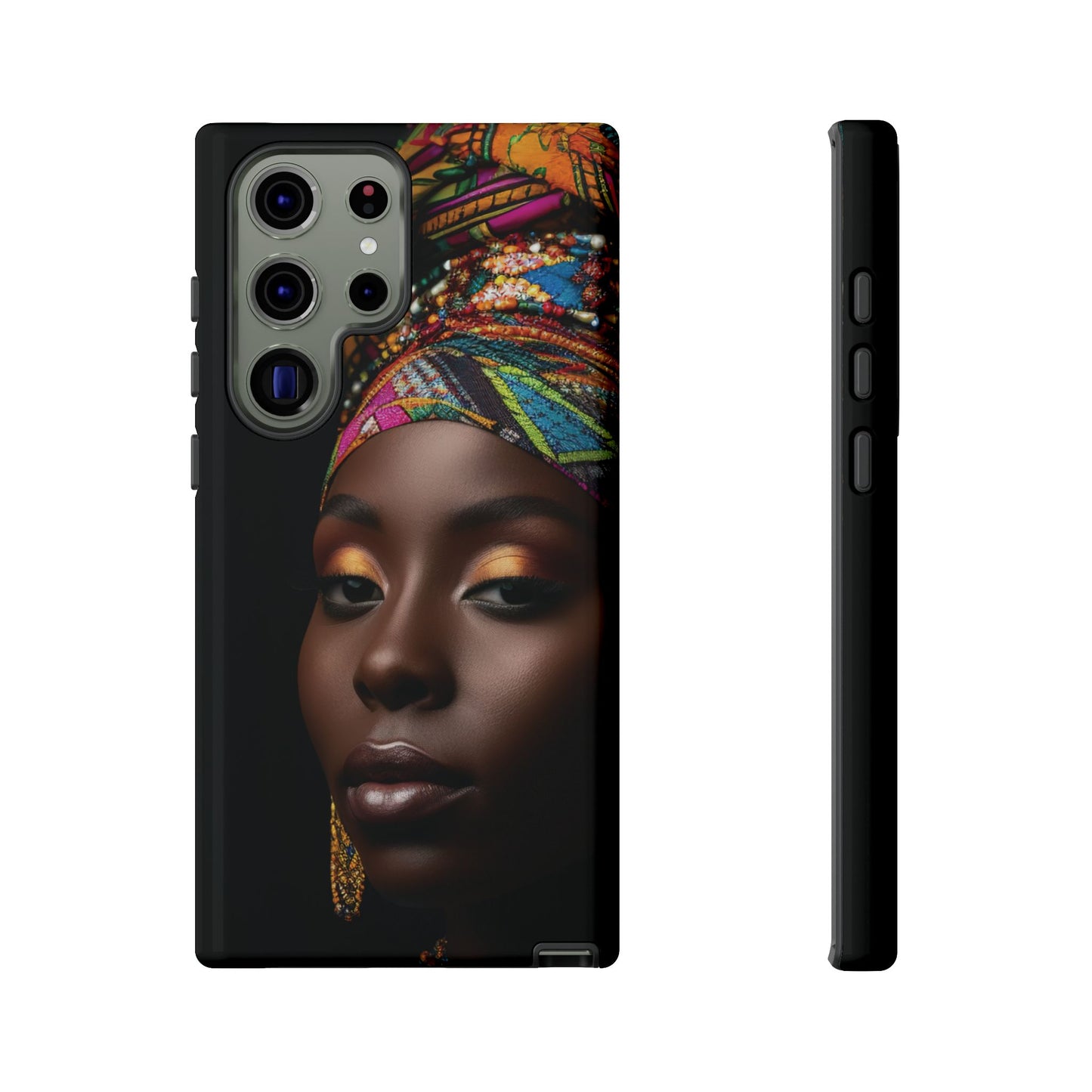 Regal Reflections: African Majesty Tough Google Pixel, iPhone and Samsung Cases.
