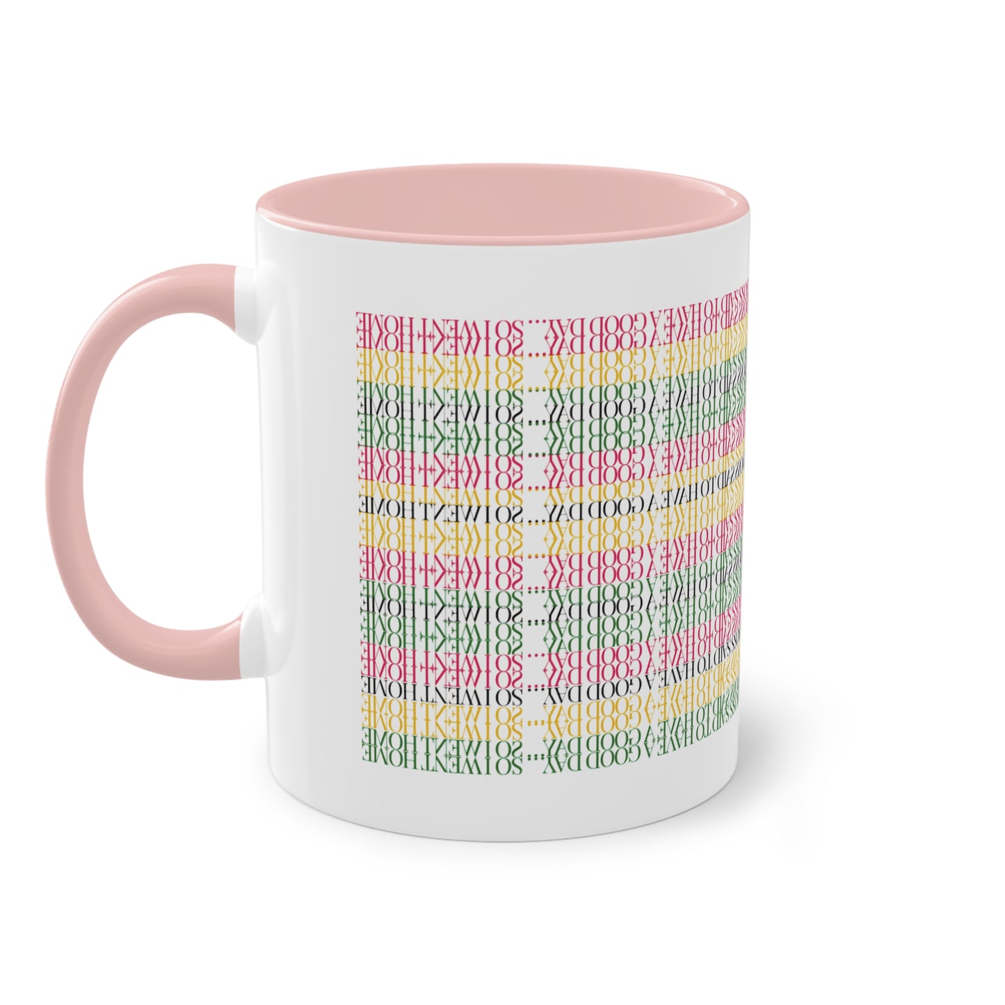 Two Tone Funny Hidden Message Mug - “My Boss said to have a good day… so I went home.”- Viral Optical Illusion Mug - Secret Sarcastic Work Message - Dishwasher Safe, Unique Gifts for Coffee Lovers, Home & Office Decor, Holiday Present.