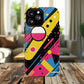 Electric Motion Mix iPhone Cases for Creative Souls | Tough iPhone Magnetic Cases, Stylish Protection, Unique iPhone Accessories, Gift for Art Lovers, Retro Vibes