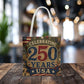 250 Years USA Tote Bag — Patriotic Celebratory All-Over Print Tote