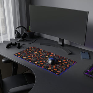 Autumn Bloom LED Gaming Mouse Pad