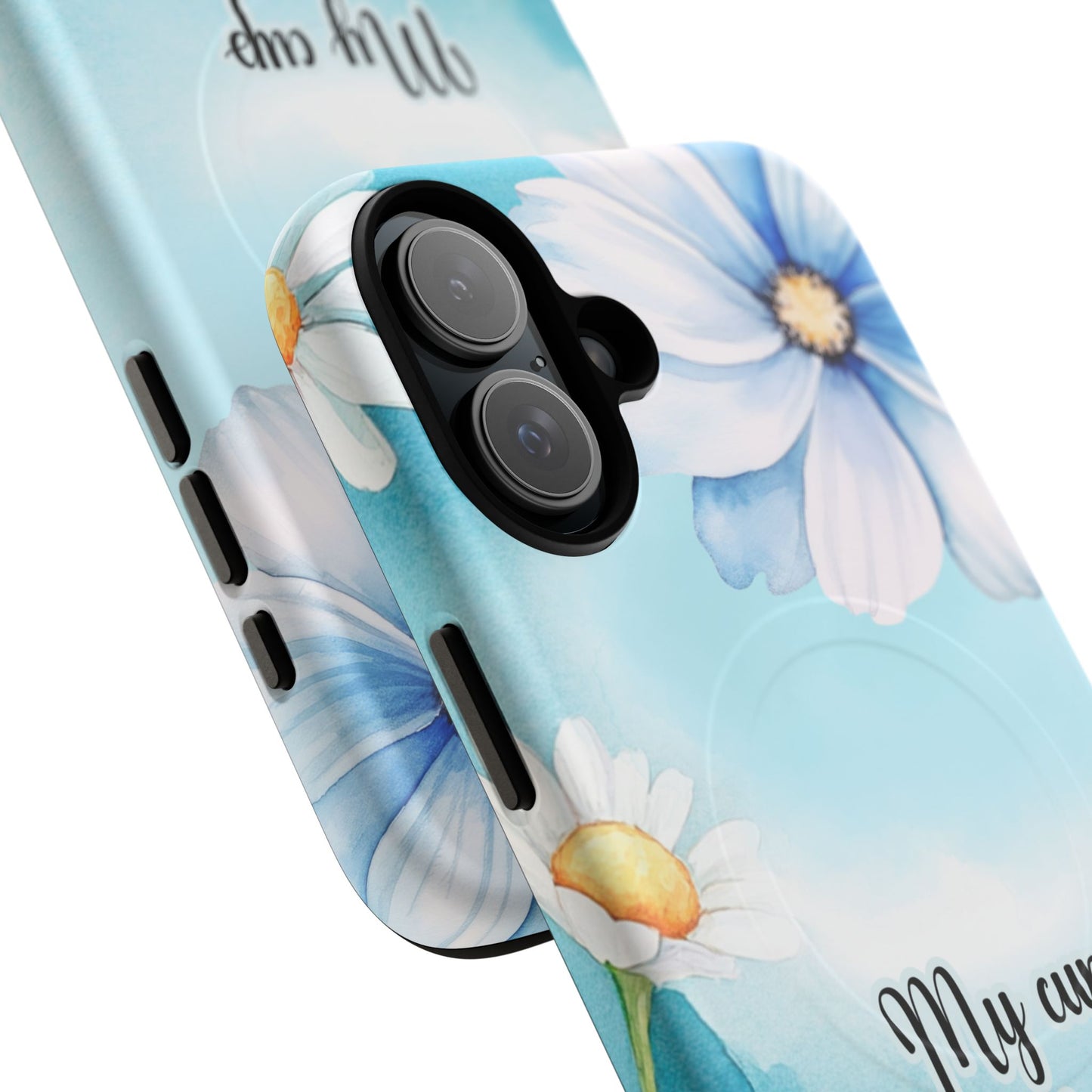 My Cup Overflows Psalm 23:5 | Inspirational Gift, Tough iPhone Magnetic Case | Scripture, Bible Verse, MagSafe® iPhone® Tough Case, iPhone 14, iPhone 15, iPhone 16, Pro, Pro Max, Plus,