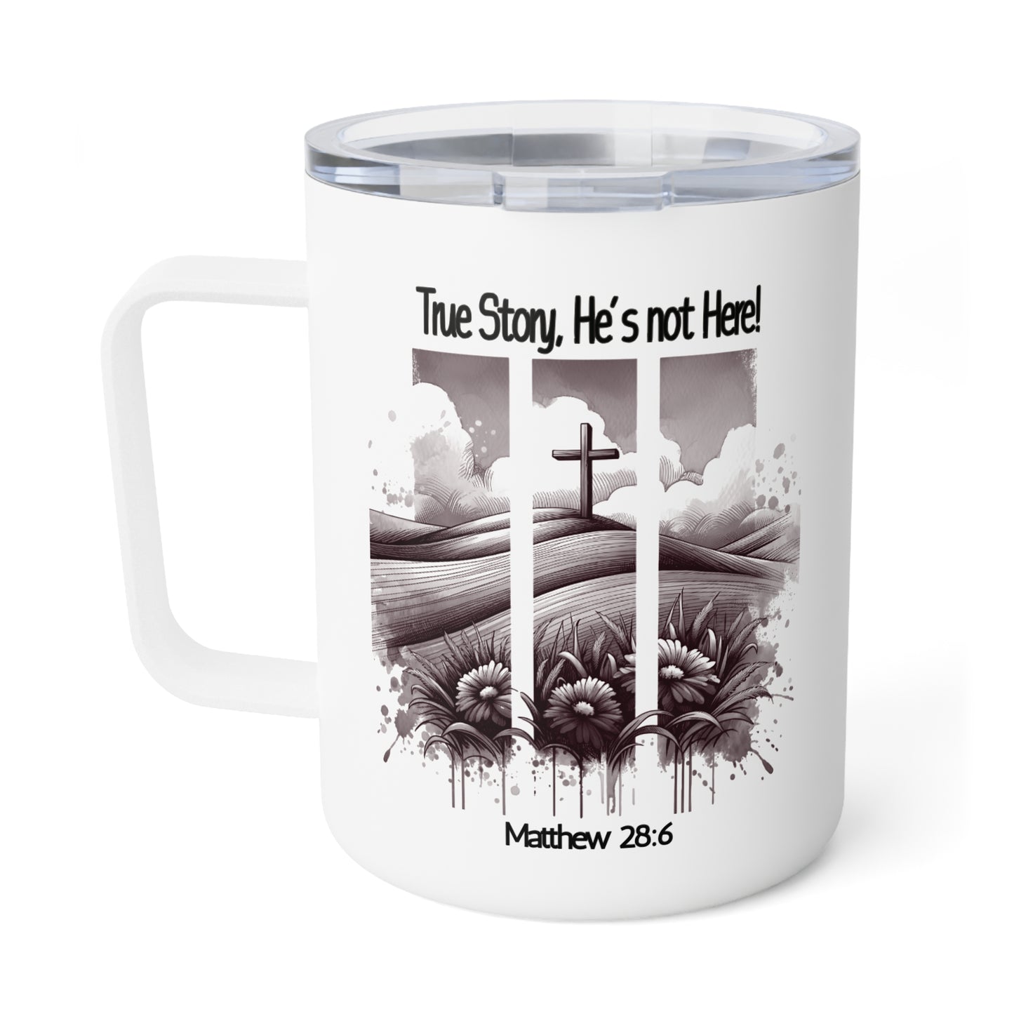 Insulated Coffee Mug with Inspirational Design - 10oz Travel Mug for Coffee Lovers