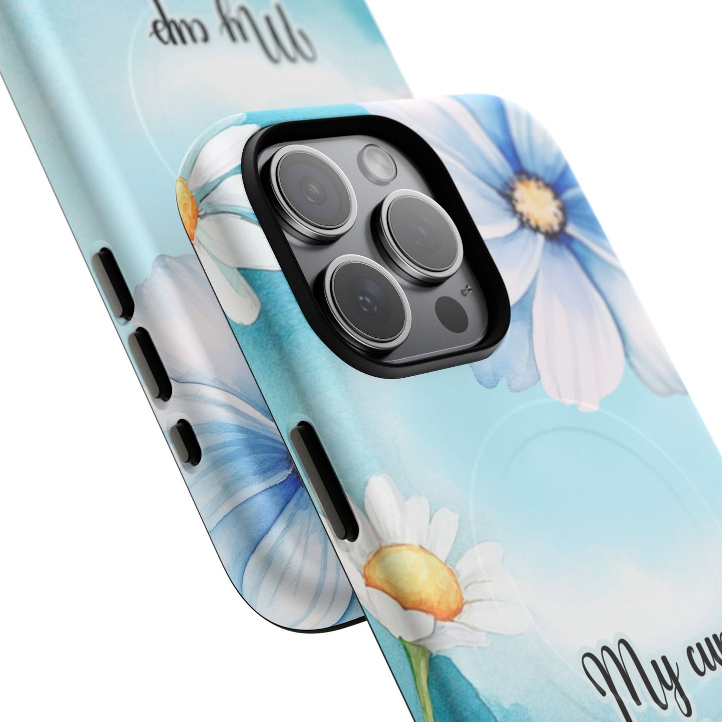 My Cup Overflows Psalm 23:5 | Inspirational Gift, Tough iPhone Magnetic Case | Scripture, Bible Verse, MagSafe® iPhone® Tough Case, iPhone 14, iPhone 15, iPhone 16, Pro, Pro Max, Plus,