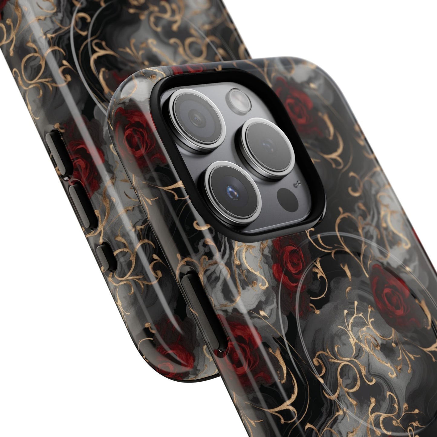 Elegant Floral Tough iPhone Magnetic Cases, iPhone Protection, Unique iPhone Covers, Stylish Mobile Accessories, Gift for Her