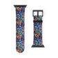 Psychedelic Visions Colorful Artistic Watch Band - Vibrant Design for Unique Style.