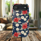 Liberty in Bloom Tough iPhone Magnetic Case, Floral Design, Gift for Moms, Gift for Dads,  iPhone Accessories, Patriotic iPhone Accessory.