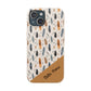 Personalized Whispering Feathers Samsung and iPhone Biodegradable Case, Custom Name Case.