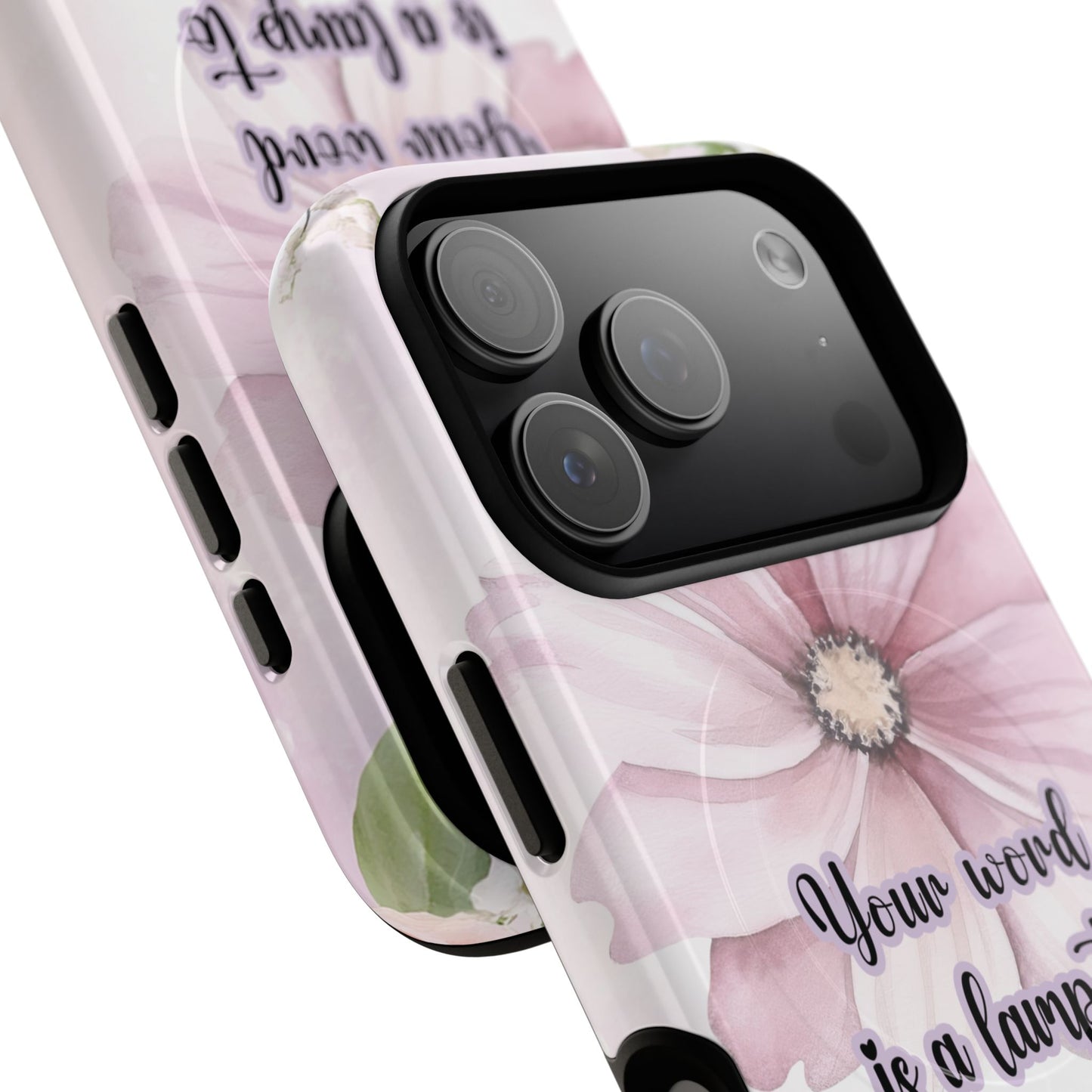 Your Word is a Lamp to My Feet Psalm 119:105 | Inspirational Gift, Tough iPhone Magnetic Case | Scripture, Bible Verse, MagSafe® iPhone® Tough Case, iPhone 14, iPhone 15, iPhone 16, Pro, Pro Max, Plus