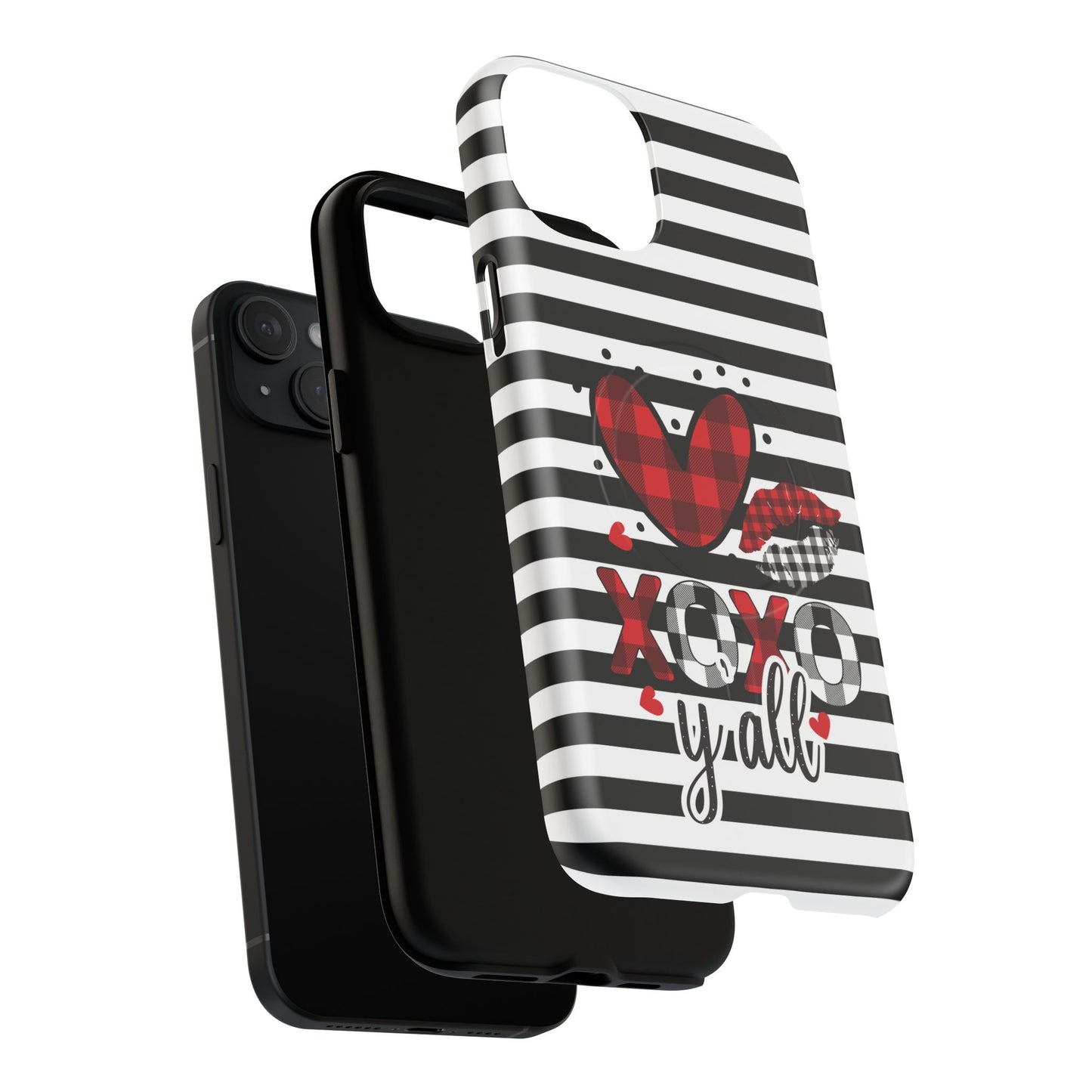 Stylish Tough Magnetic Phone Cases, Trendy Gifts for Her, Holiday Accessories, Floral Design, Cute Phone Protection