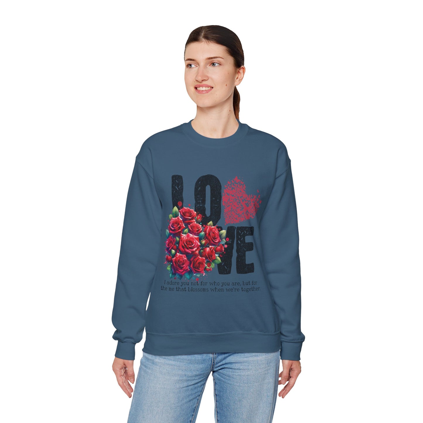 LOVE Always Unisex Heavy Blend™ Crewneck Sweatshirt.