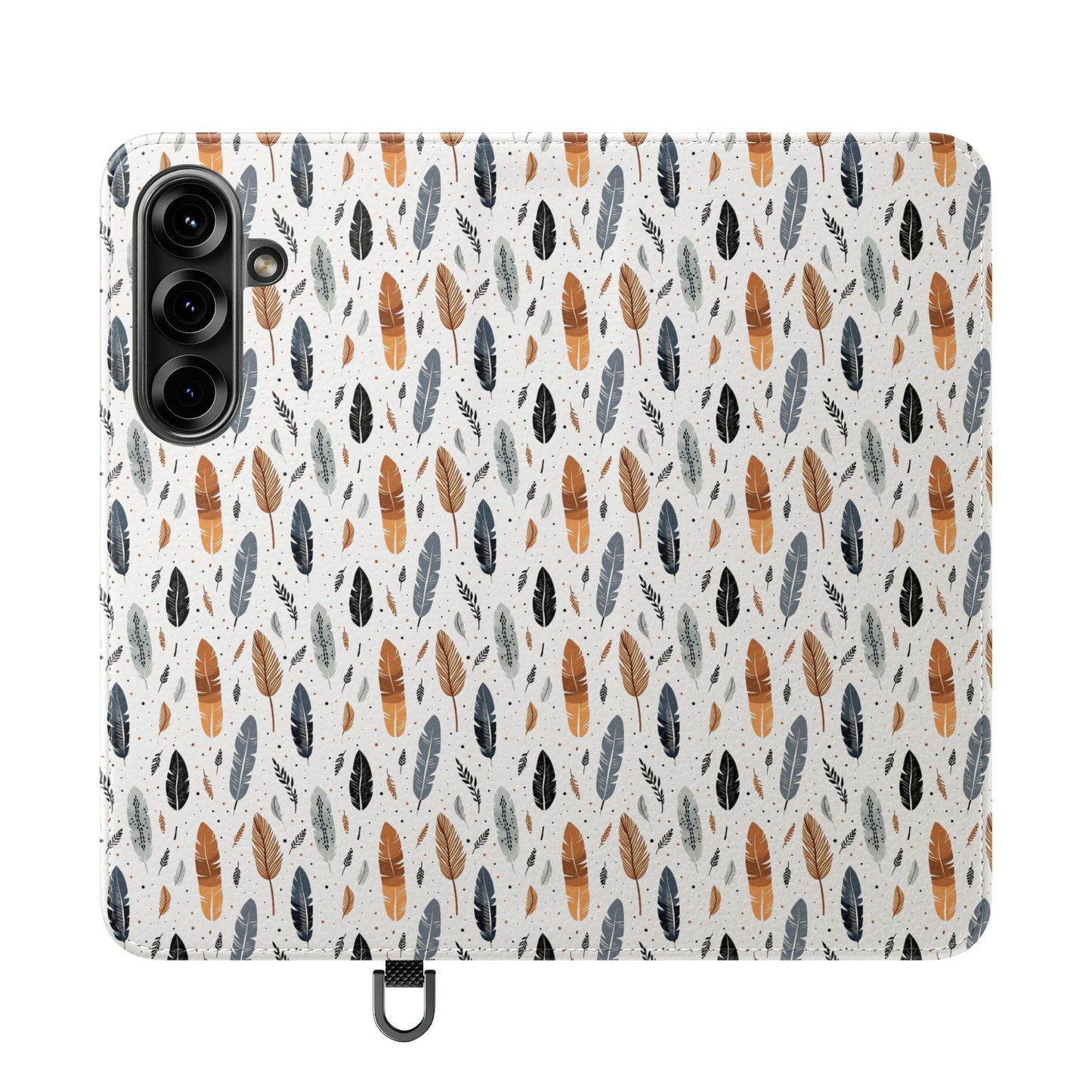 Whispering Feathers iPhone and Samsung Flip Cases