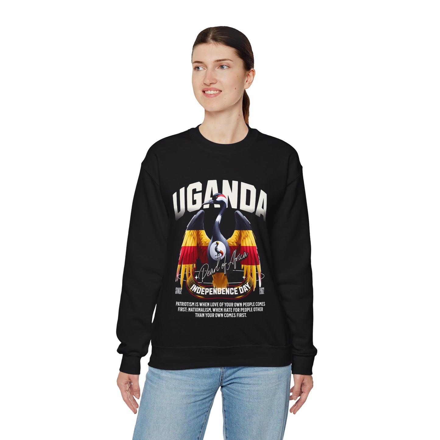 UGANDA Unisex Heavy Blend™ Crewneck Sweatshirt