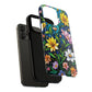 Flower Garden Stained Glass Phone Case, Tough Magnetic Cases, Floral Phone Cover, Durable Phone Accessories, Spring Gift, Birthday Present