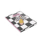 Black Checkered Charm Hardcover Notebook with Puffy Covers (PY)