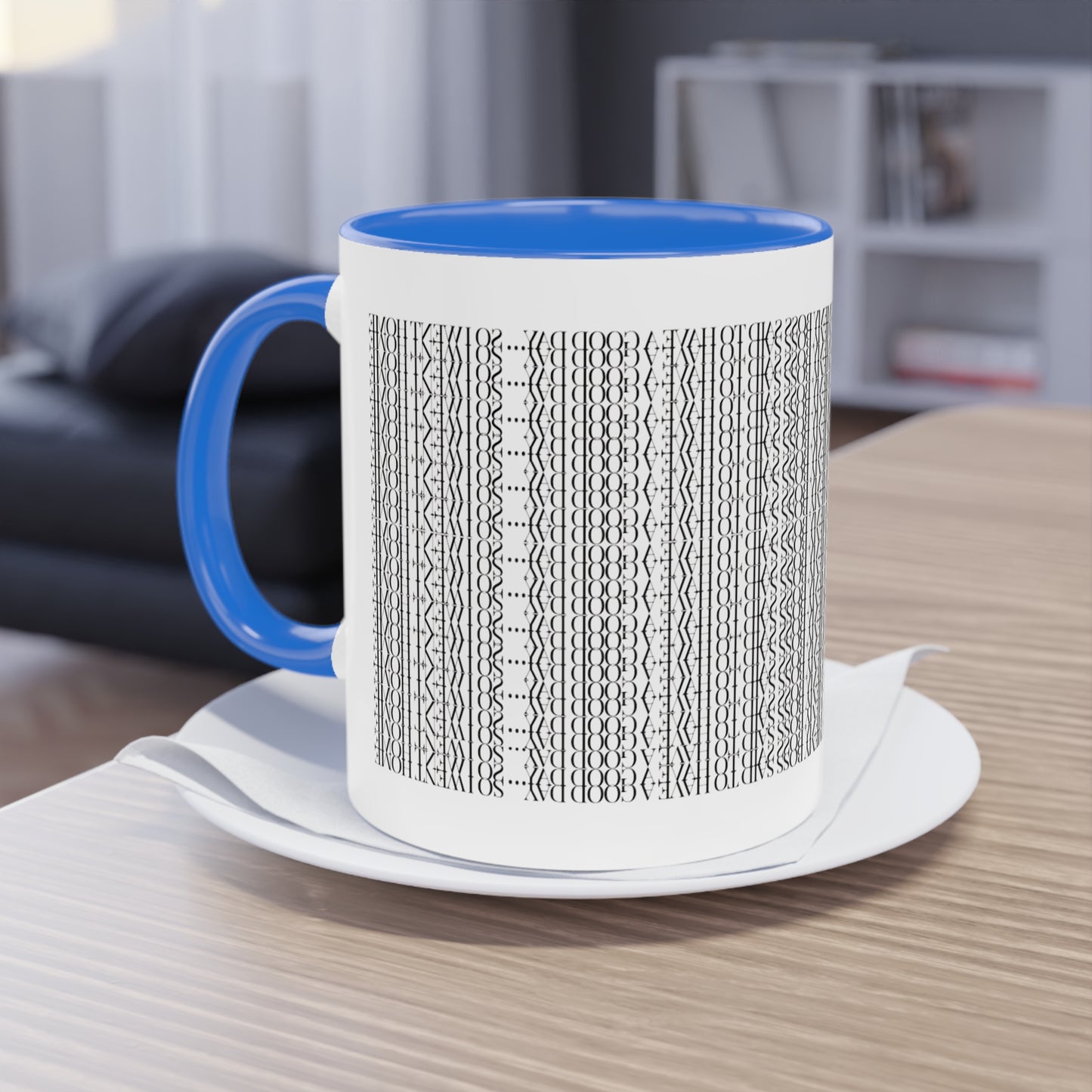 Two Tone Funny Hidden Message Mug - “My Boss said to have a good day… so I went home.”- Viral Optical Illusion Mug - Secret Sarcastic Work Message - Dishwasher Safe, Unique Gifts for Coffee Lovers, Home & Office Decor, Holiday Present.