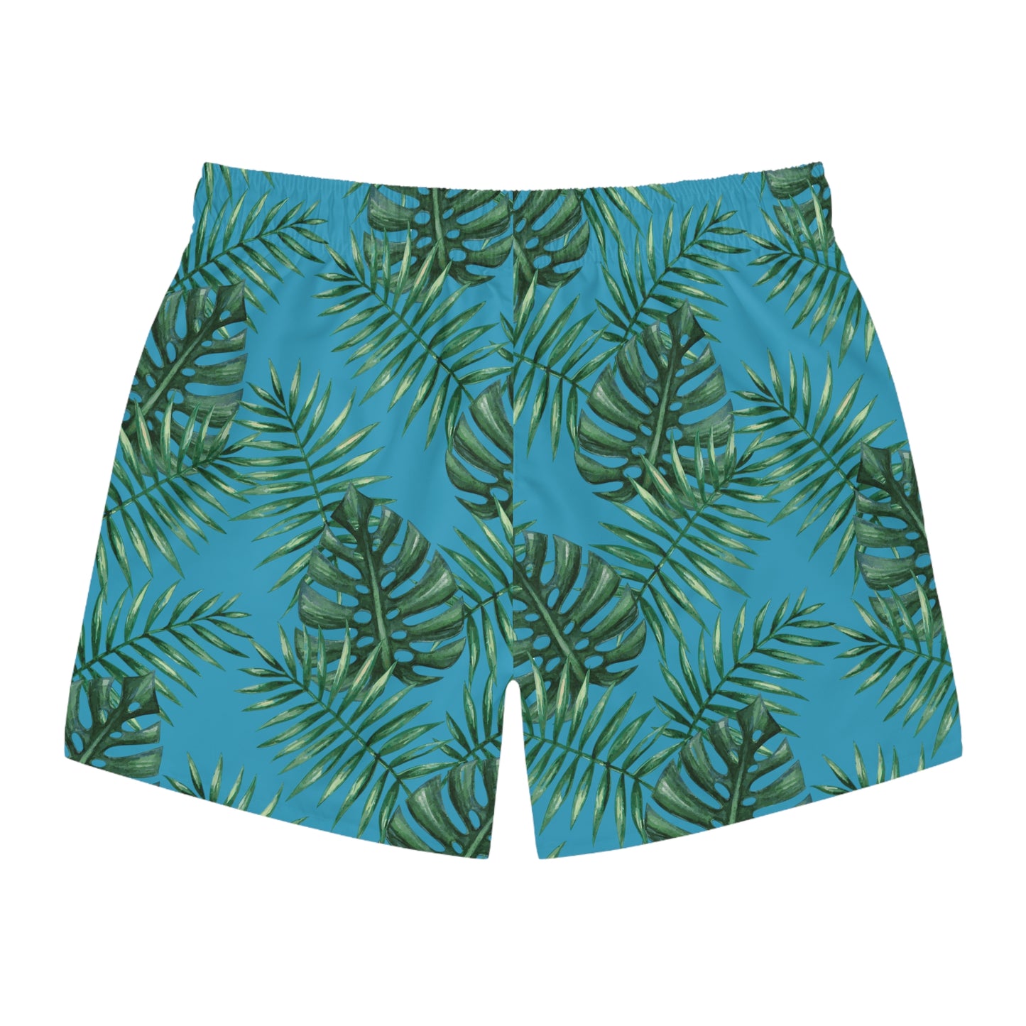 Turquoise Tropical Bliss Swim Trunks (AOP)