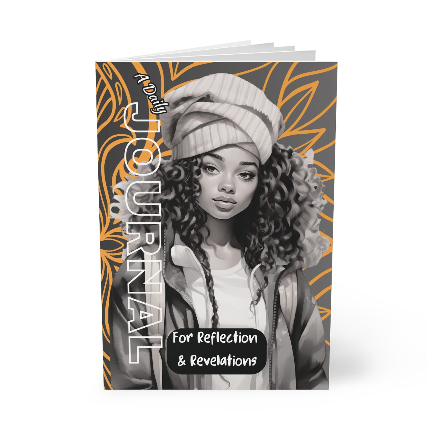 Stylish Reflection Journal, A5 Softcover Notebook for Inspiration, Daily Journaling, Creative Writing, Meditation, Gift Ideas