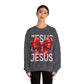 JESUS Unisex Heavy Blend™ Crewneck Sweatshirt.