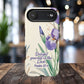 Delight yourself in the Lord Psalm 37:4, Inspirational Gift, iPhone Magnetic Case Scripture, Floral Bible Verse, MagSafe® iPhone® Tough Case, iPhone 14, iPhone 15, iPhone 16, Pro, Pro Max, Plus.