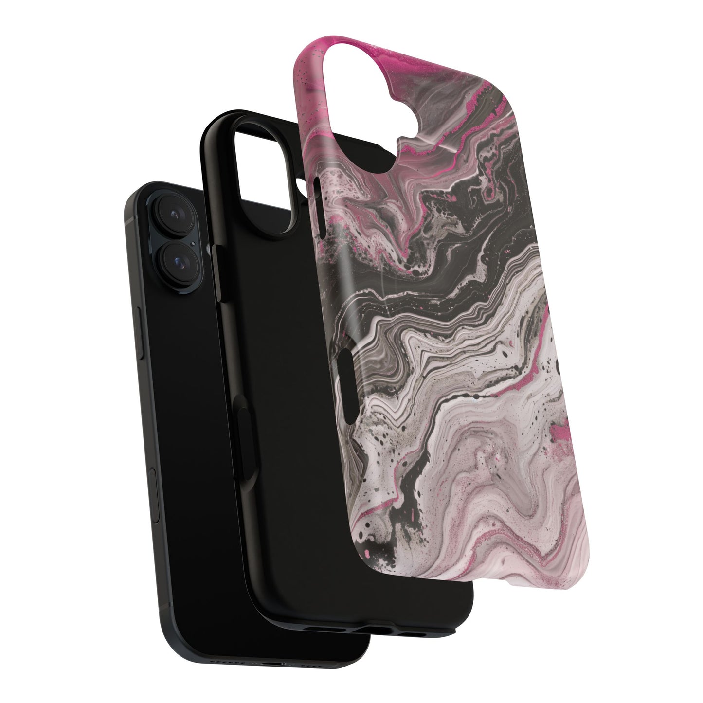Stylish Magnetic iPhone Cases for Tough Protection, Trendy iPhone Covers, Gift for Teens, Modern Tech Accessories, Marble iPhone Design Cases