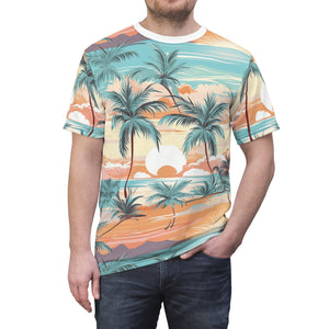 Sunset Paradise Unisex Tee (AOP)