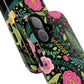 Personalized Floral Fantasy Tough Magnetic iPhone Cases- a Gift for Gardeners, Mother's Day, Birthday Gift, Anniversary Gift, Presents
