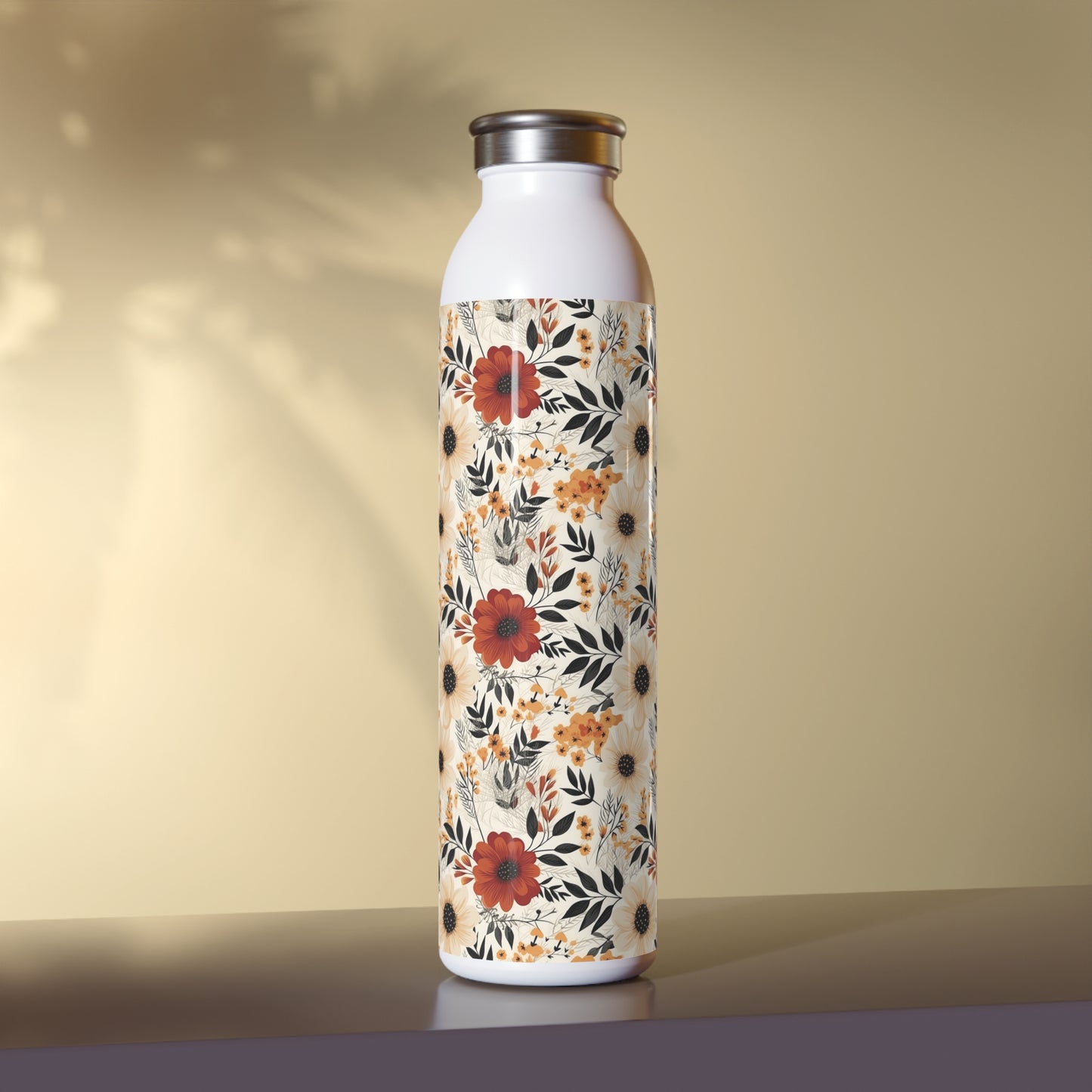 Boho Chic Slim Water Bottle