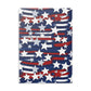 Patriotic Waves Hardcover Notebook with Puffy Covers