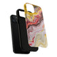 Colorful Red Marble iPhone Case, Tough Magnetic Cases, Stylish iPhone Protection, Unique Gift for iPhone Lovers, iPhone Accessories
