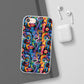 Psychedelic Visions Flexi iPhone and Samsung Case - Colorful Abstract Design.