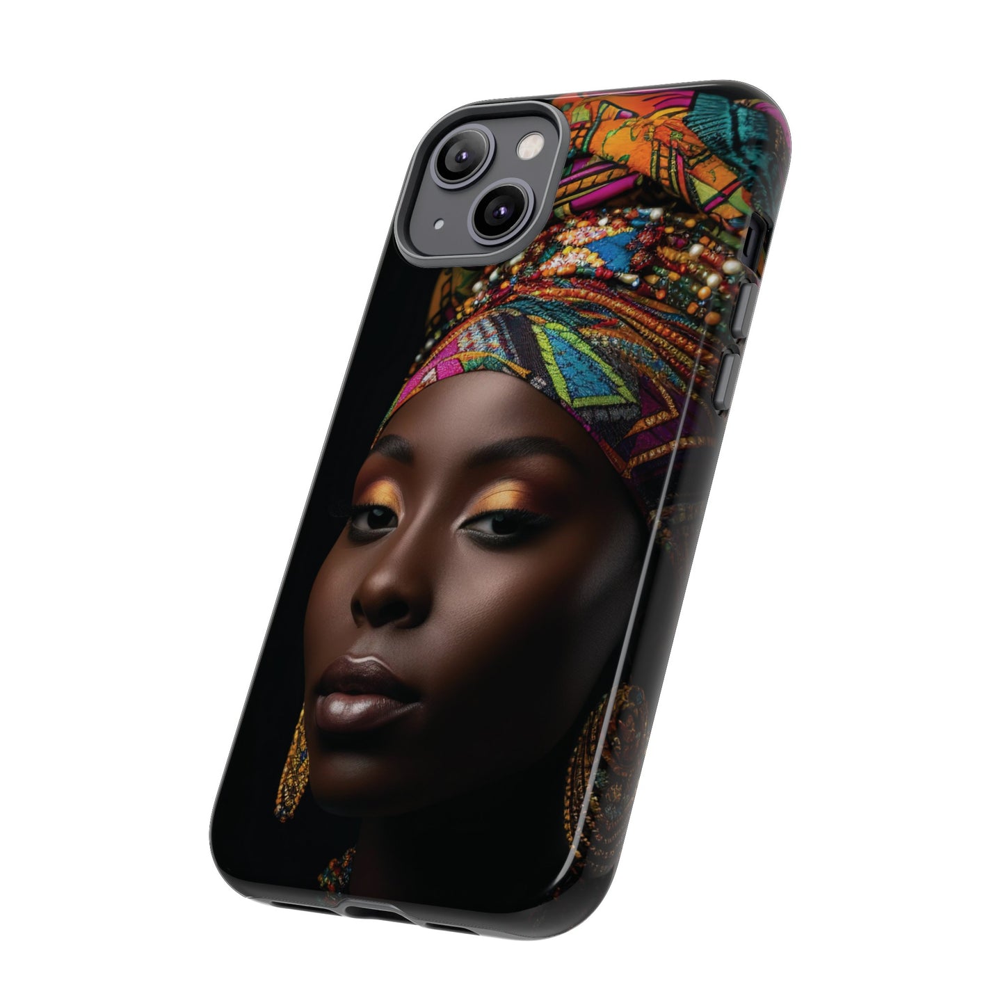 Regal Reflections: African Majesty iPhone Cases