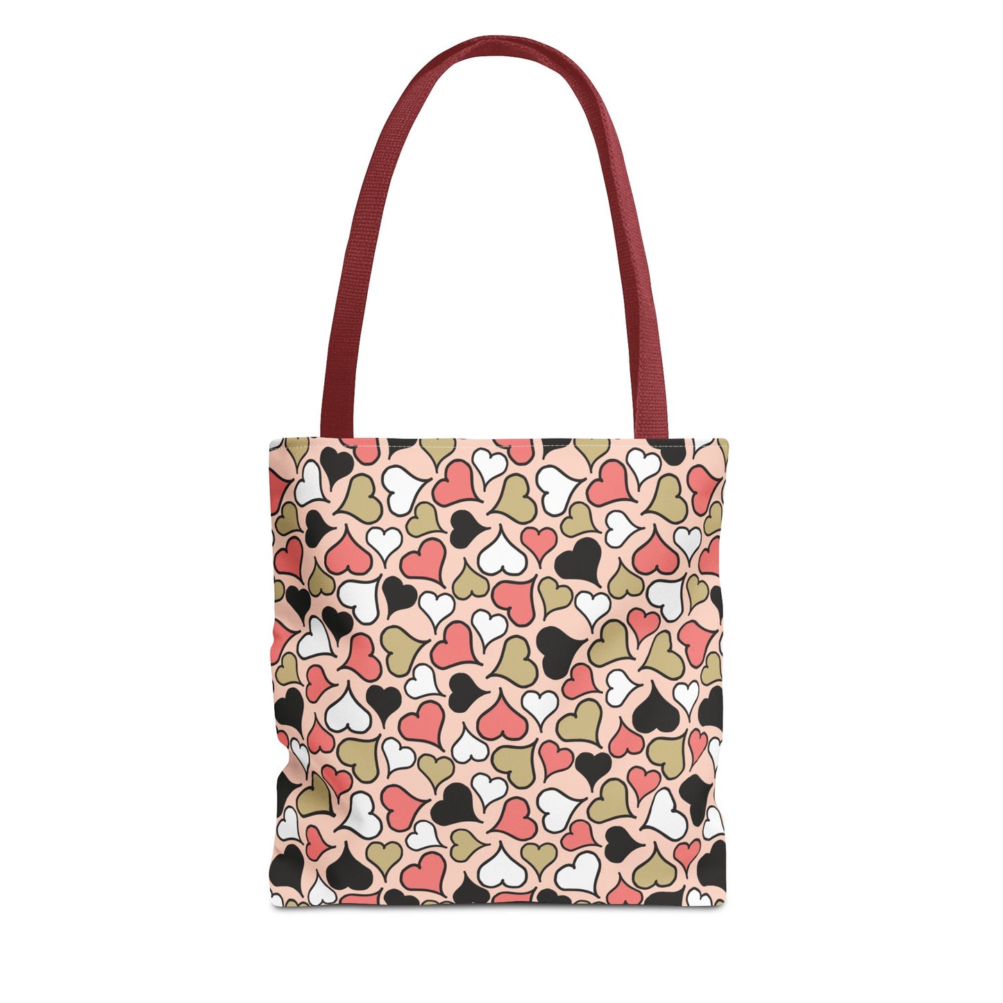 Heart Patterned Tote Bag - Cute & Stylish Carryall for Every Occasion
