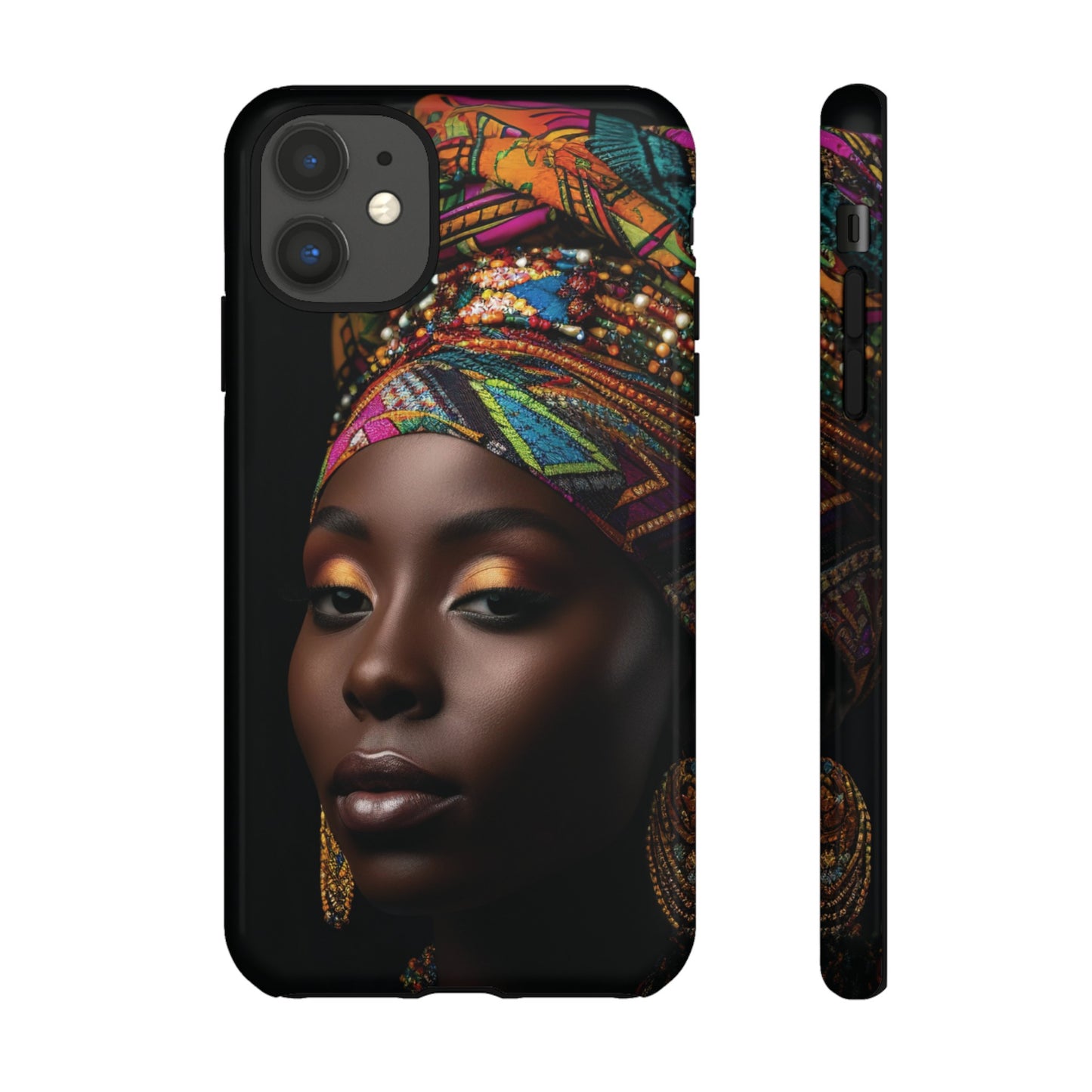 Regal Reflections: African Majesty iPhone Cases