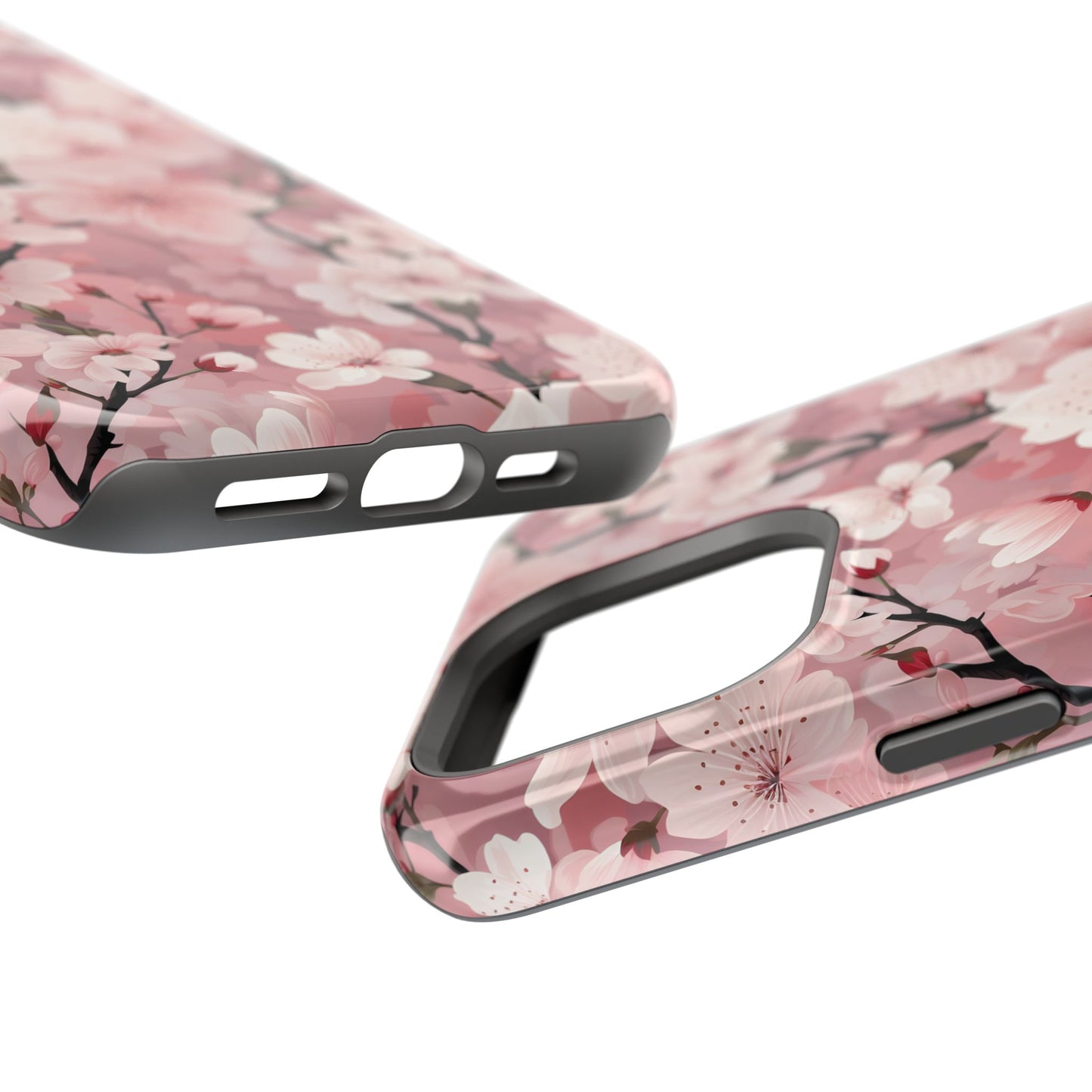 Cherry Blossom Magnetic Tough iPhone Cases