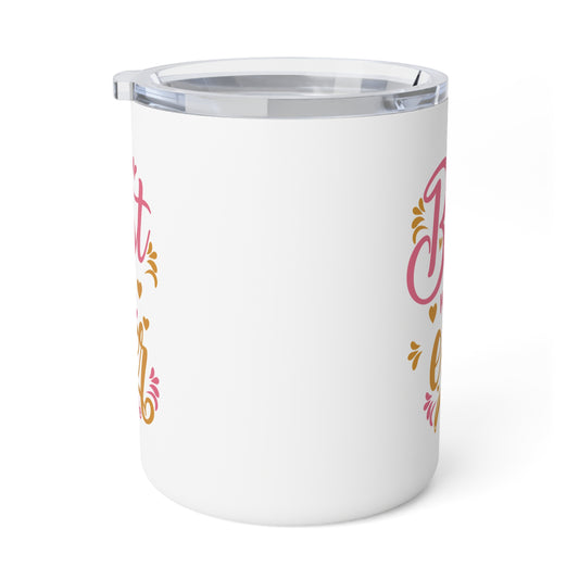 Best Mother Ever Chic Insulated Coffee Mug, Best Gift Ever, Travel Mug, Coffee Lover, Unique Kitchen Decor.