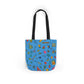 Personalized Classroom Couture Composition Book Inspired Canvas Tote Bag with Colorful Straps, Cute School Bag, Eco-Friendly Tote, Back to School Shopping Bag, Teacher Gift Idea