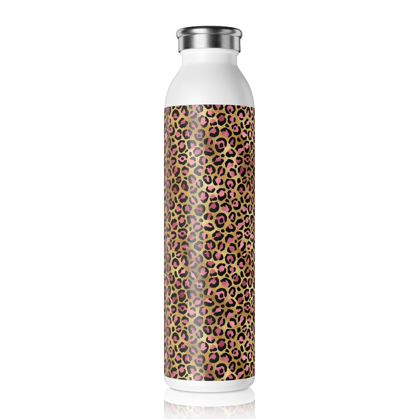 Leopard Luxe Slim Water Bottle