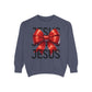 JESUS Charm Unisex Garment-Dyed Sweatshirt