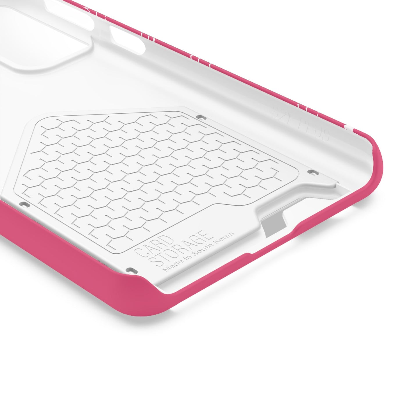 Personalized Pink Bow Coquette iPhone and Samsung Card Case — Custom Name or Affirmation