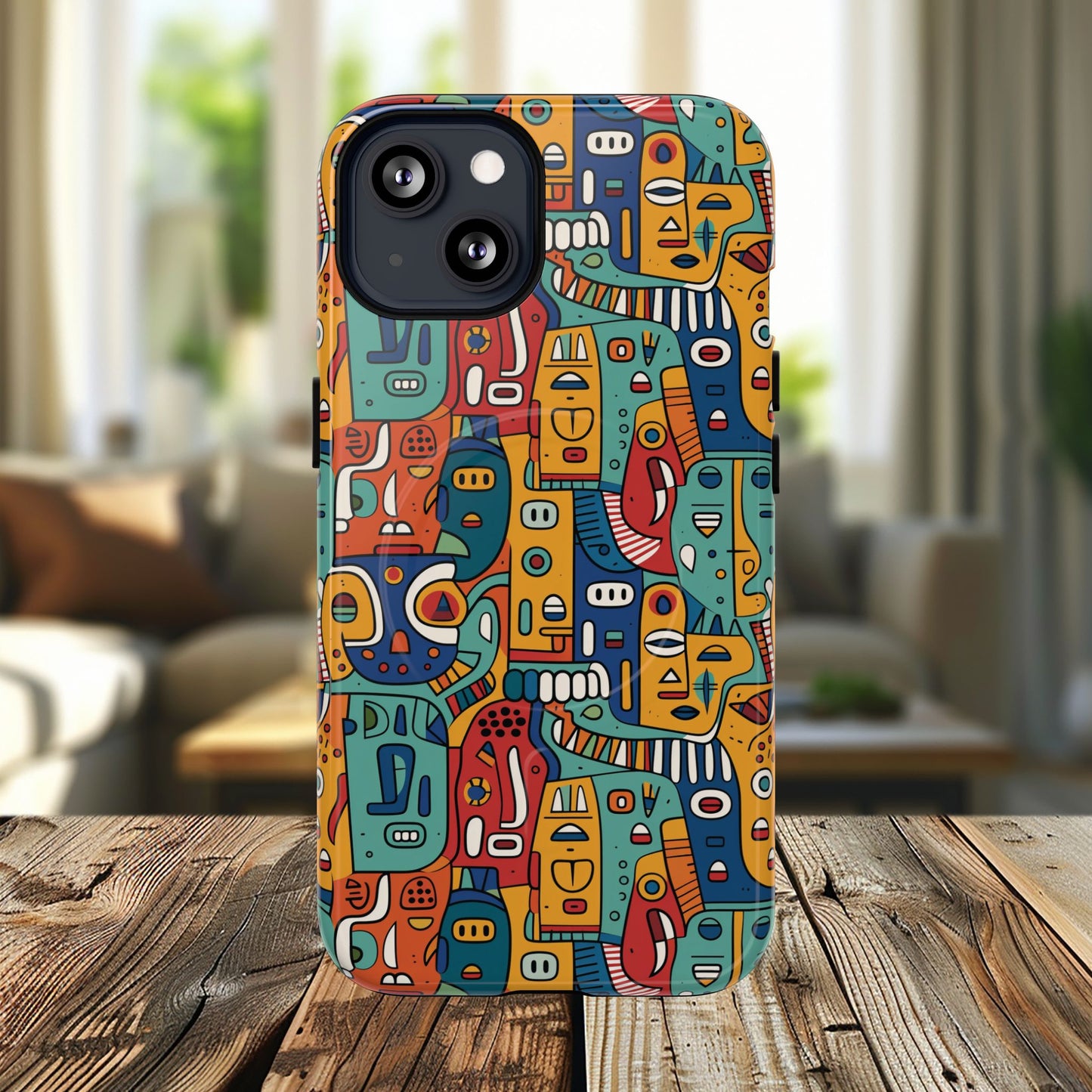 Vibrant Tough Magnetic Phone Cases - Unique Art, Protective Design, Gift for Him/Her, Trendy Accessories, Phone Protection