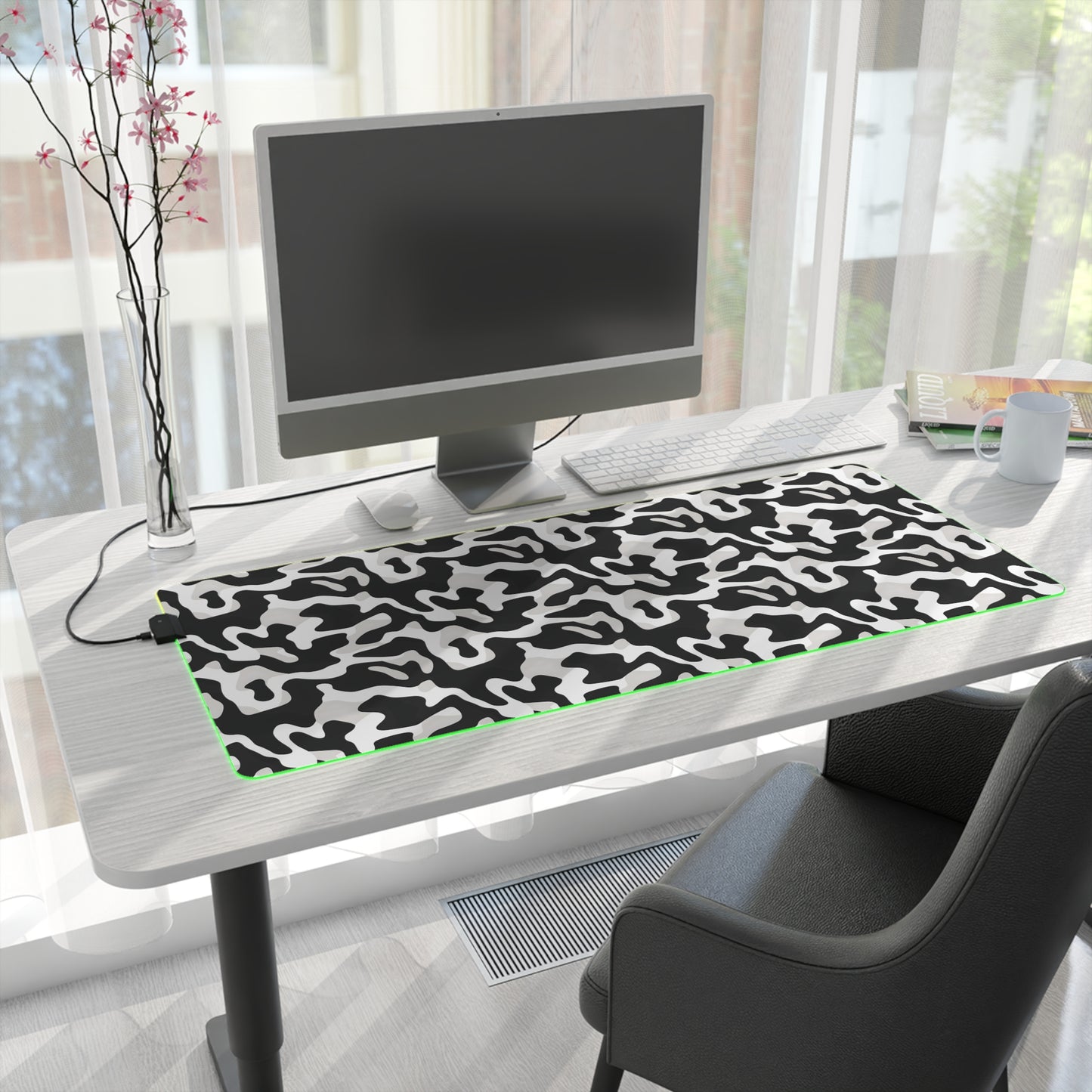 Urban Camo LED Gaming Mouse Pad