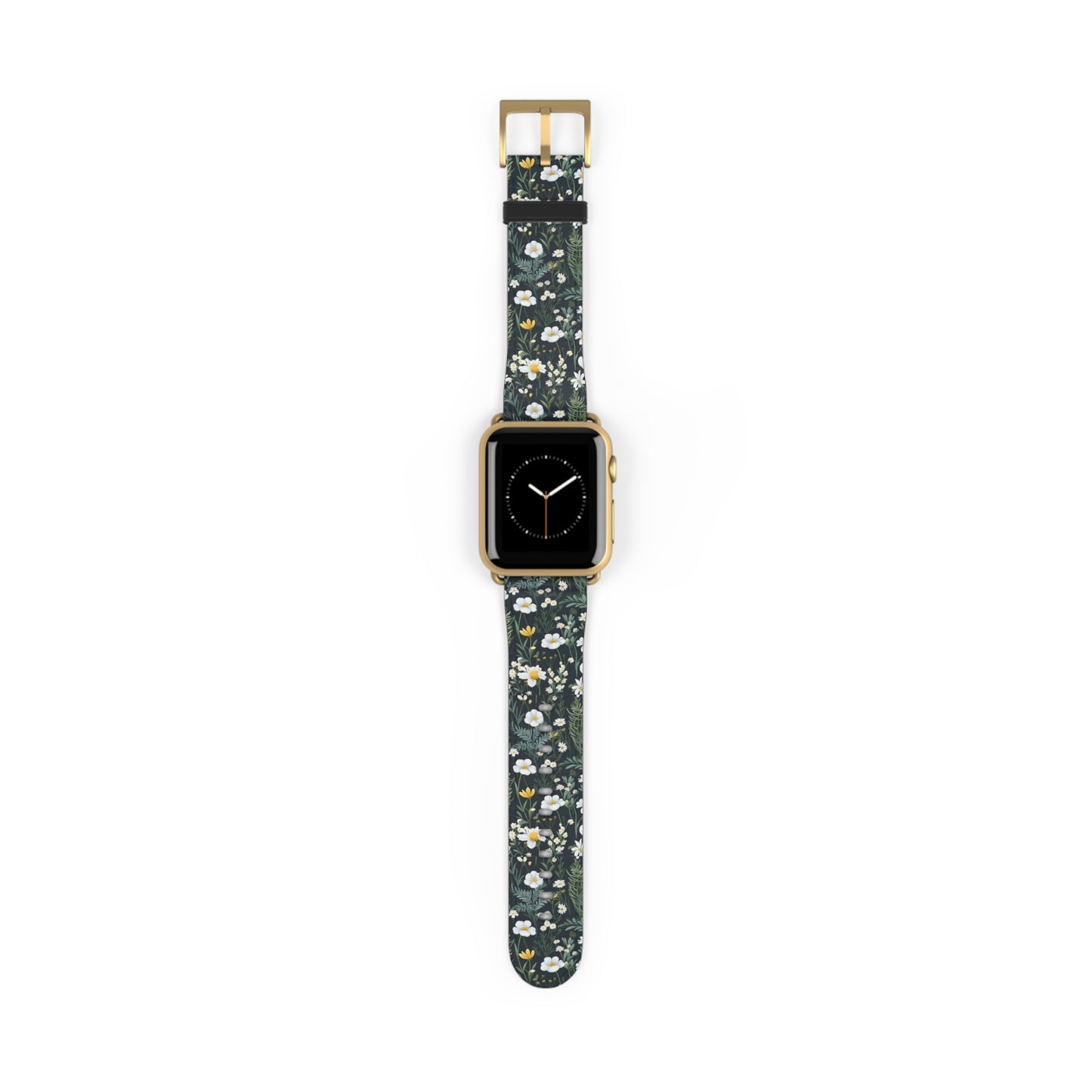Daisy Delight Floral Print Watch Band - Stylish Accessory for Everyday Wear.