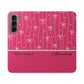 Personalized Pink Bow Coquette Flip iPhone and Samsumg Case — Custom Name or Affirmation Wallet Cover
