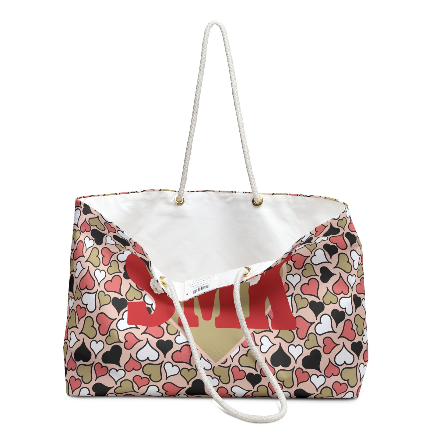 Heart Pattern Weekender Bag for Travel & Getaways