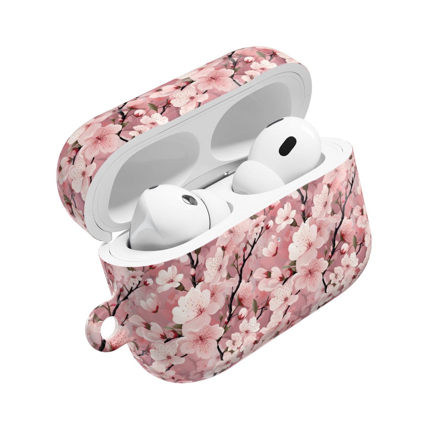 Cherry Blossom AirPod Case - Stylish Floral Design for Music Lovers-Airpods Pro Gen 1 and 2, Gen 1 to 4.