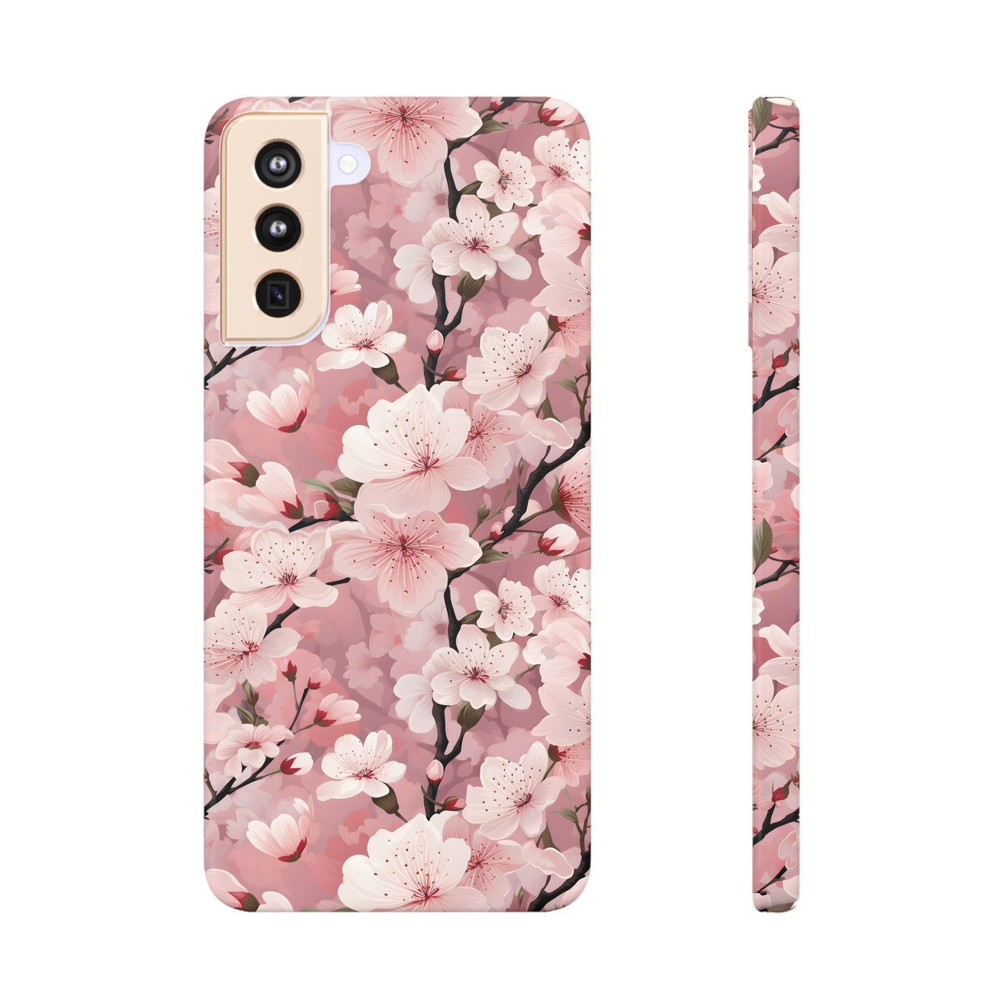 Cherry Blossom Slim Phone Cases for iPhone and Samsung