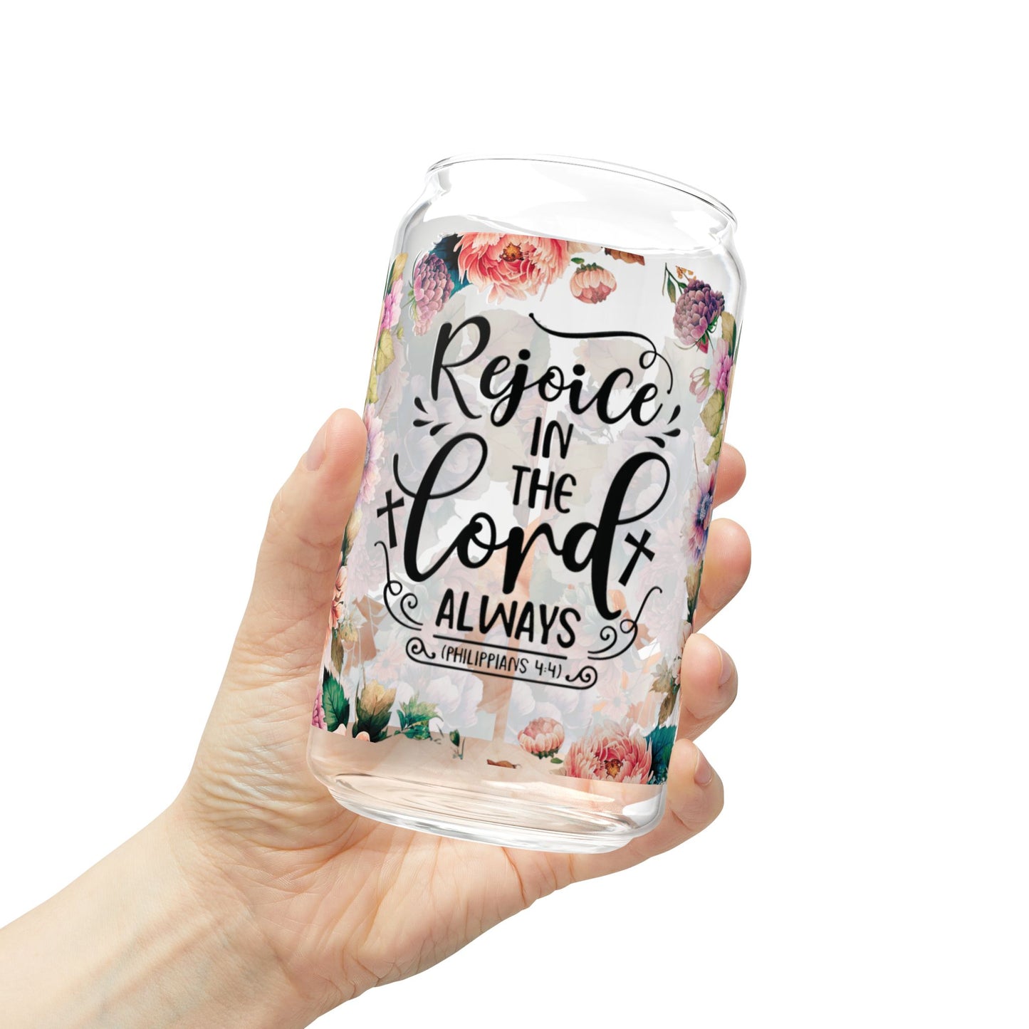 Joyful Praise Sipper Glass, 16oz