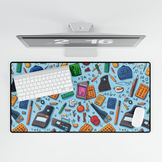 Blue Academic Adventures Desk Mats